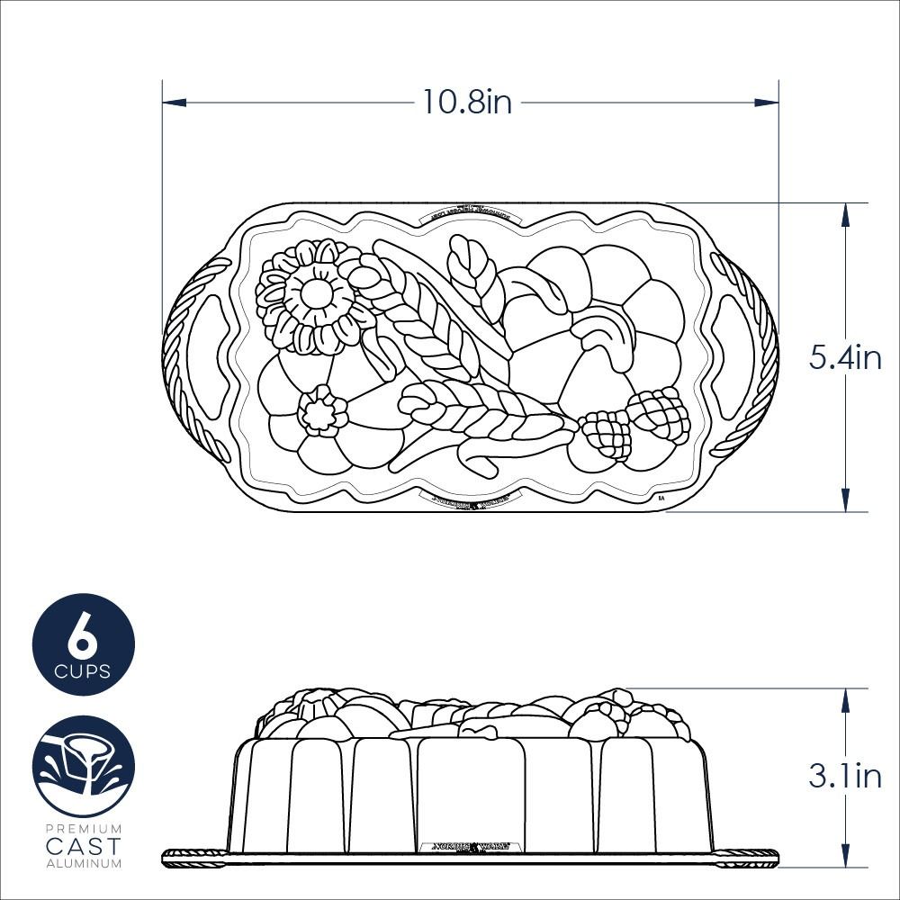 Nordic Ware Sunflower & Pumpkin Loaf Pan
