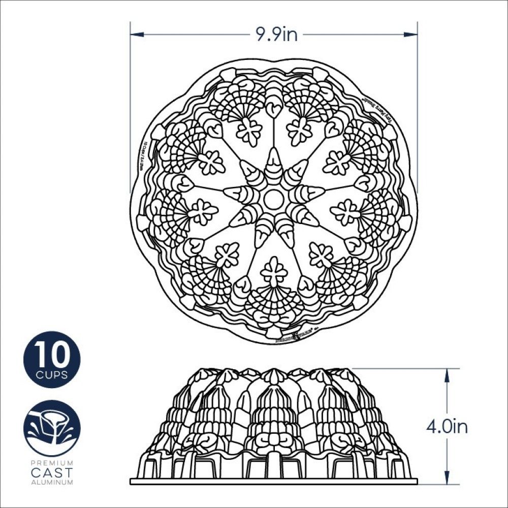 Nordic Ware Very Merry Bundt Pan