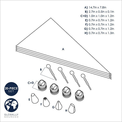  Nordic Ware Pastry Decorating Set