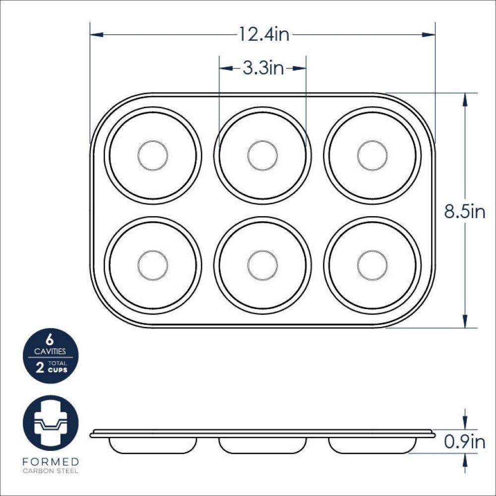  Nordic Ware Nonstick Donut Pan
