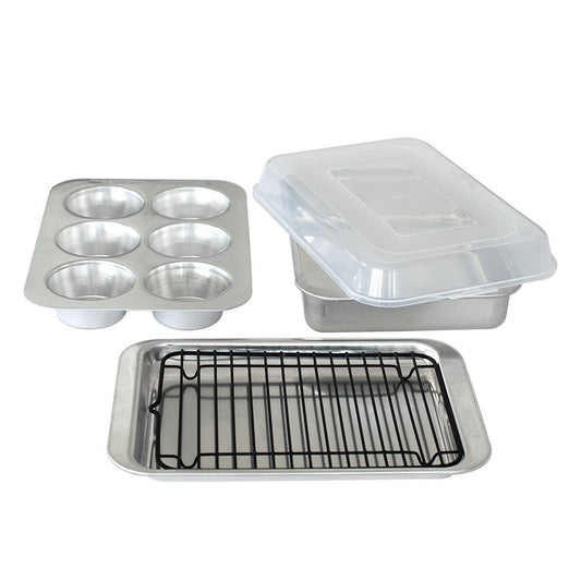  Nordic Ware Naturals Compact Ovenware 5-Piece Grilling & Baking Set