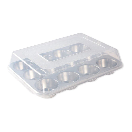  Nordic Ware Naturals® 12-Cavity Muffin Pan With High-Domed Lid