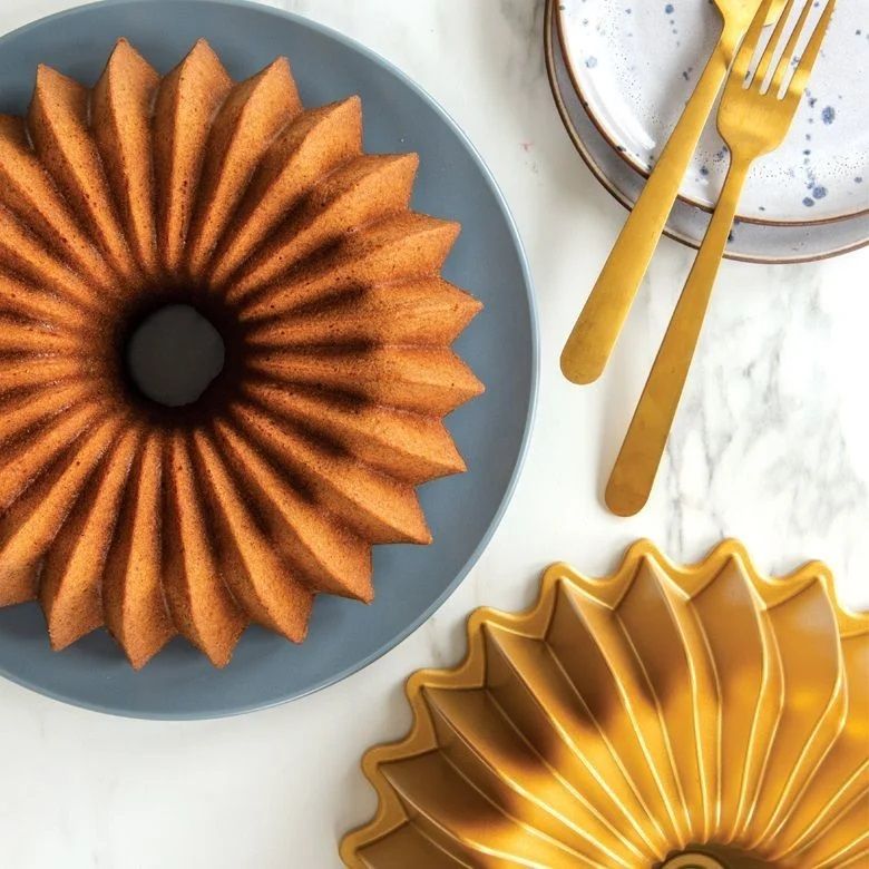  Nordic Ware Premier Gold Collector Bundt Set | 4-piece