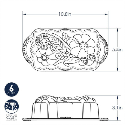  Nordic Ware Sunflower & Pumpkin Loaf Pan