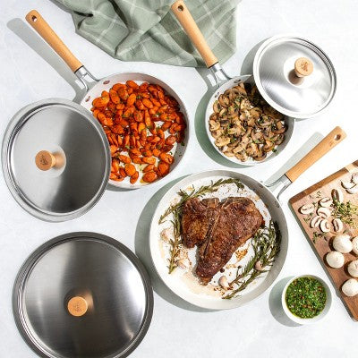  Nordic Ware Cardamom™ 6 Piece Nonstick Frying Pan Set With Lids