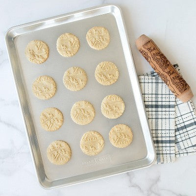  Nordic Ware Woodland Cottage Embossing Rolling Pin
