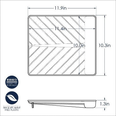  Nordic Ware Large Slanted Bacon Tray And Food Defroster