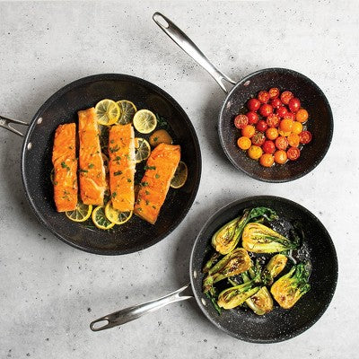  Nordic Ware Basalt 3 Piece Frying Pan Set