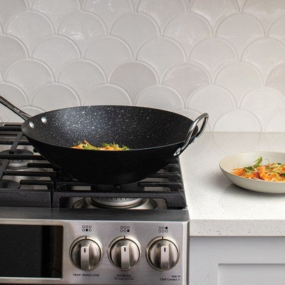  Nordic Ware Basalt 14" Spun Wok