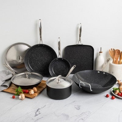  Nordic Ware Basalt 9 Piece Complete Cookware Set