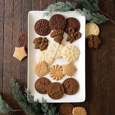  Nordic Ware Pretty Pleated Cookie Stamps