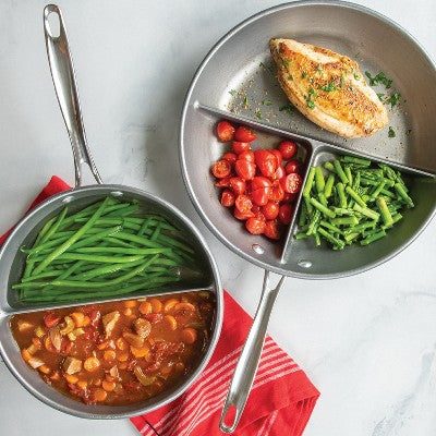  Nordic Ware Divided Sauté And Sauce Pan Set