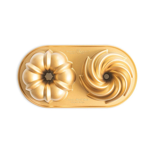  Nordic Ware Classic Bundt Duet Pan