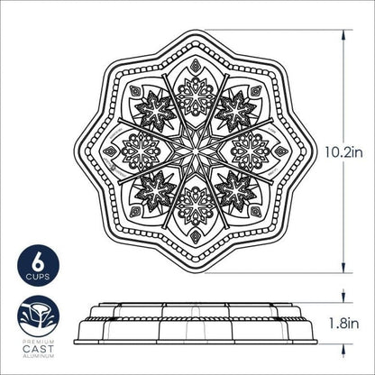  Nordic Ware Sweet Snowflakes Shortbread Pan
