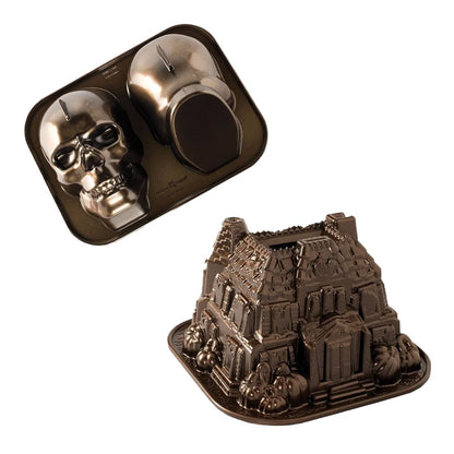  Nordic Ware Haunted Halloween 3D Cake Pan Set